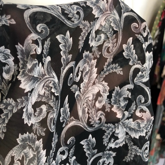 NWOT Silk & Satin Flouncy Flowy Baby Doll Nightie - Picture 6 of 9